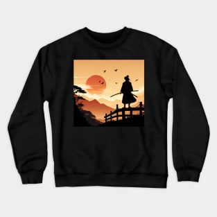 Samurai Silhouette #5 Crewneck Sweatshirt
